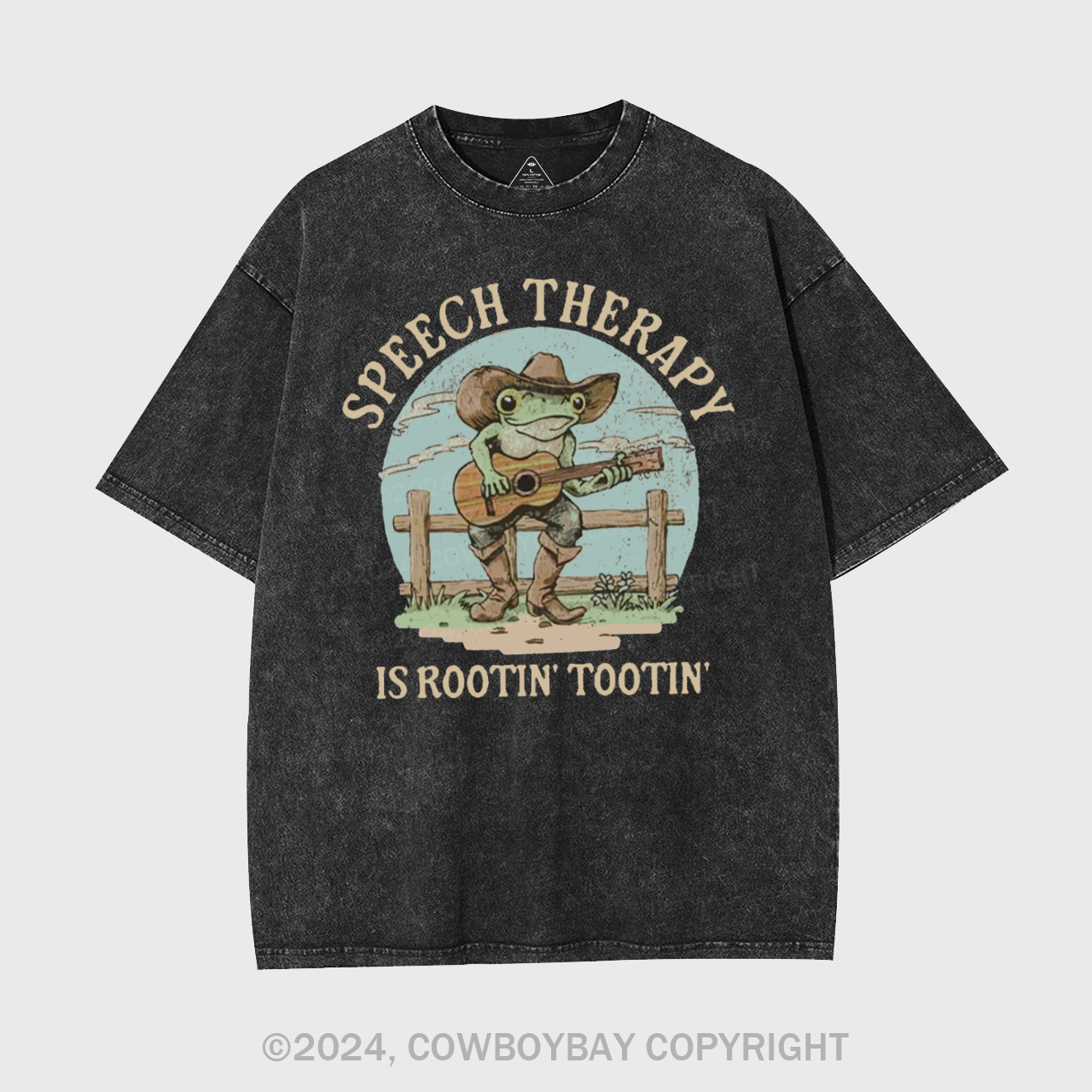 Speech Therapy Is Rootin' Tootin' Garment-dye Tees