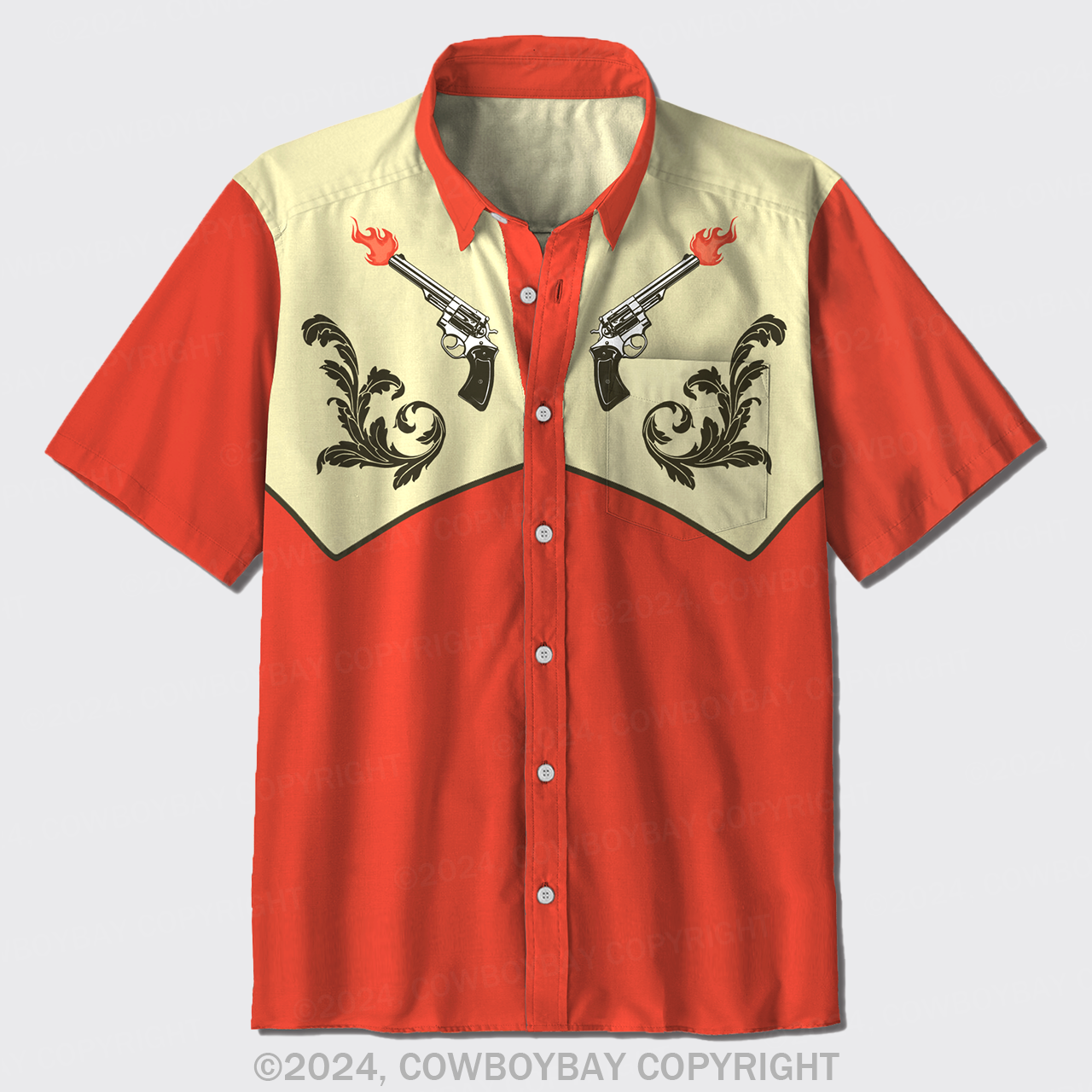 The First Shot Of The Revolver Button Up Shirts