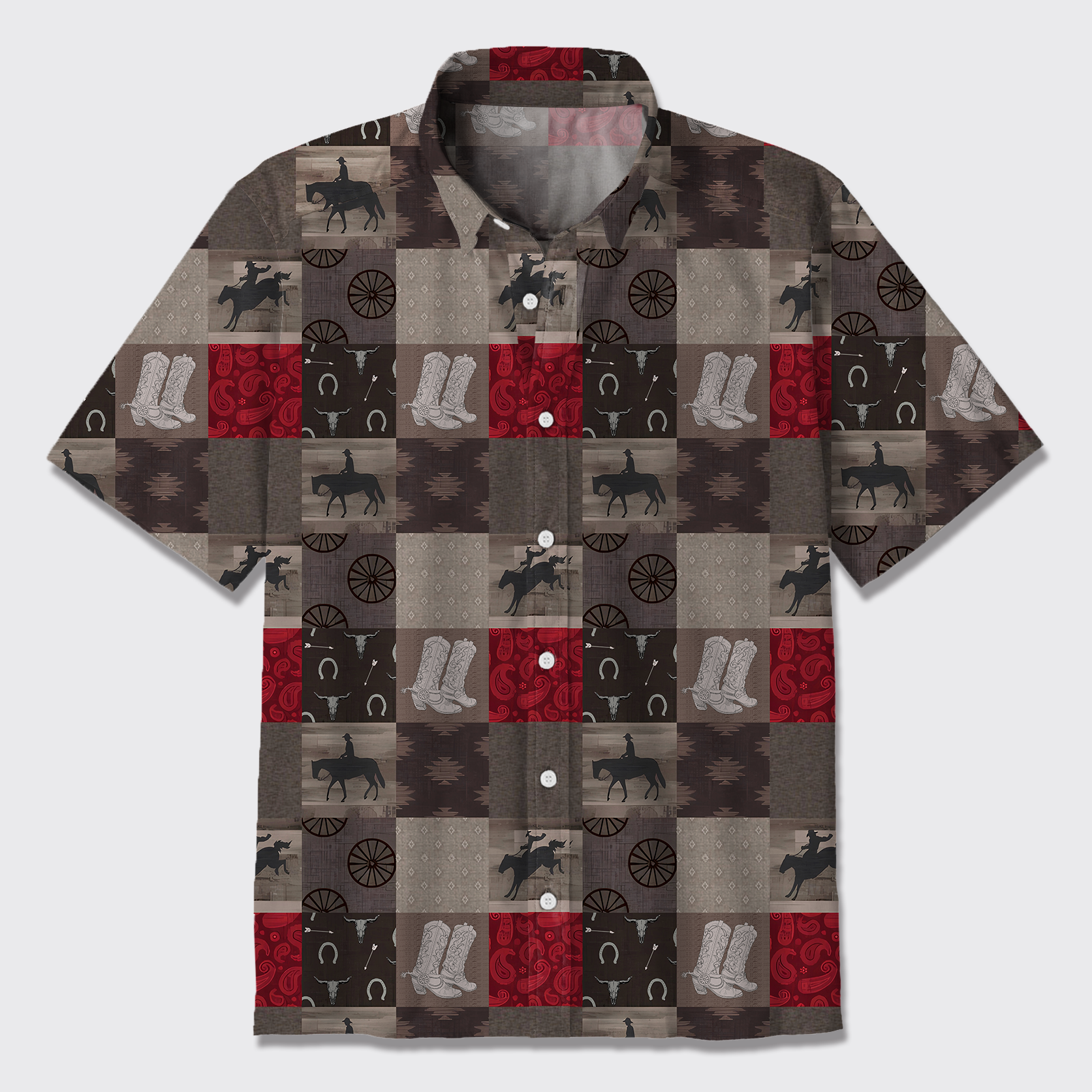 Storm And Cowboy  Button Up Shirts
