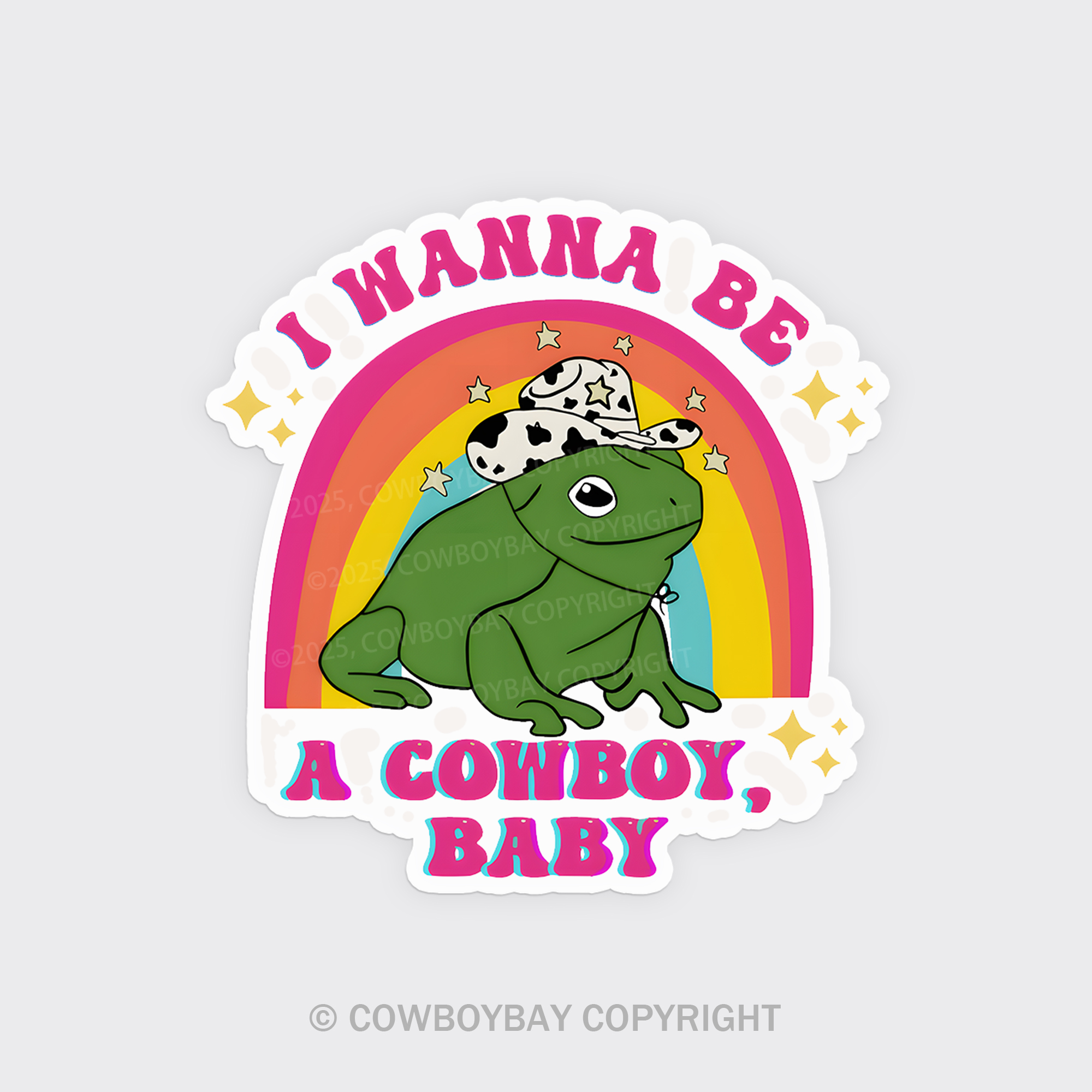 I Wanna Be A Cowboy, Baby Fridge Magnet