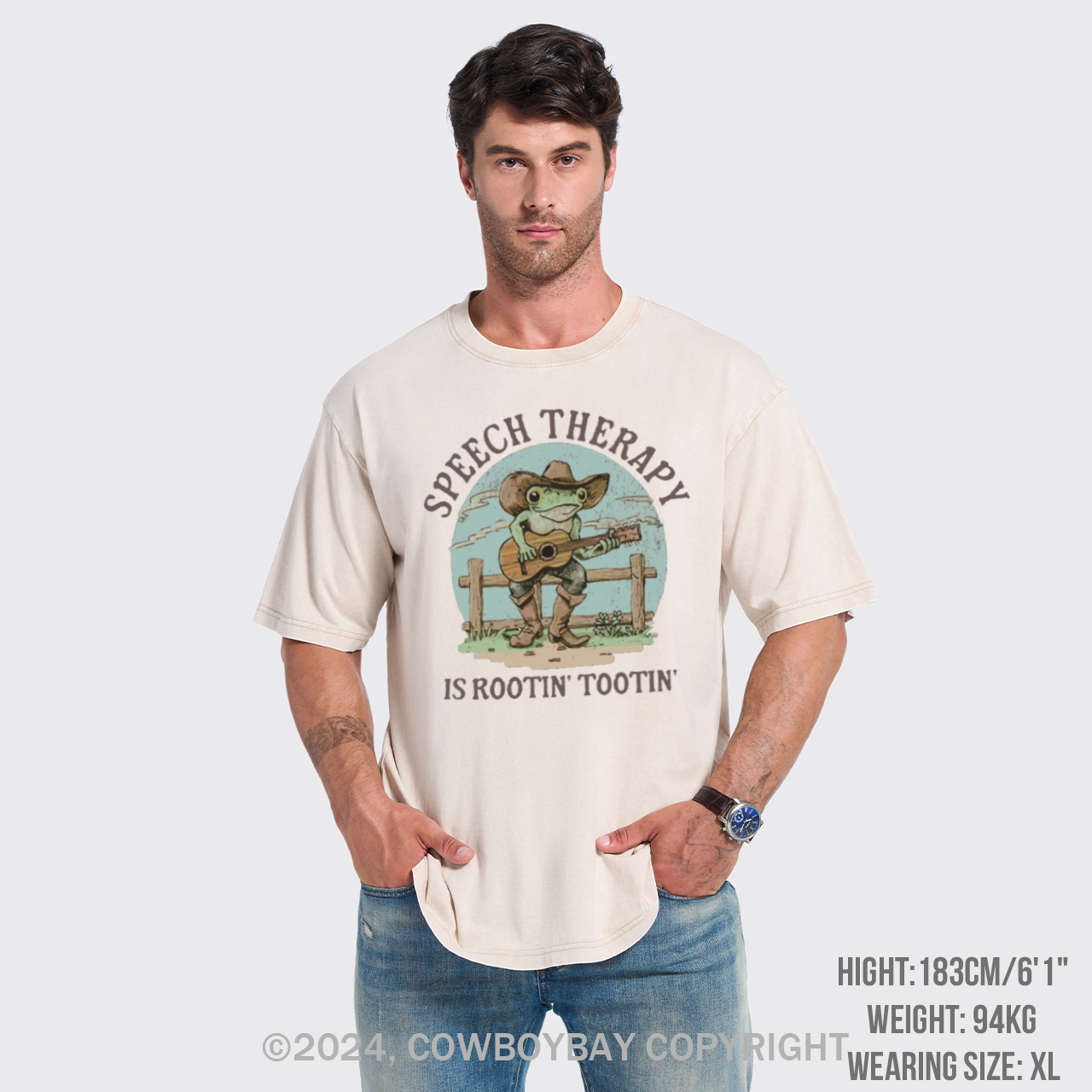 Speech Therapy Is Rootin' Tootin' Garment-dye Tees