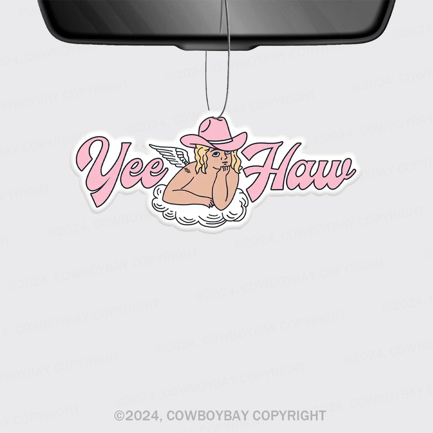 Yeehaw Angel Car Air Freshener