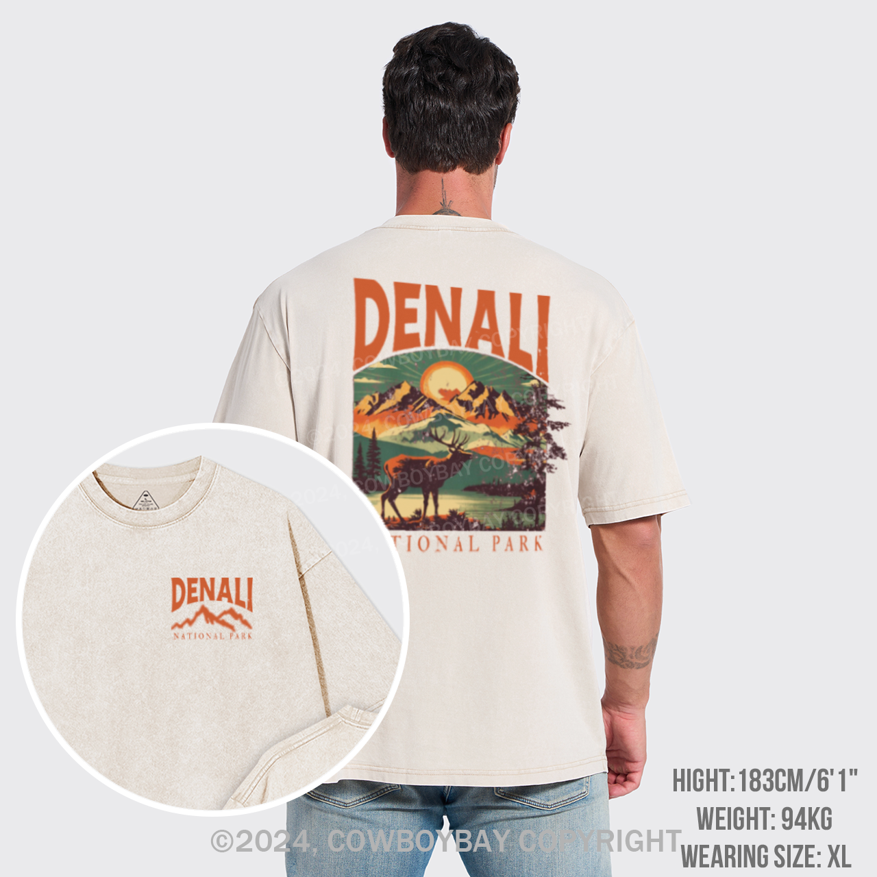 Denali National Park Garment-dye Tees
