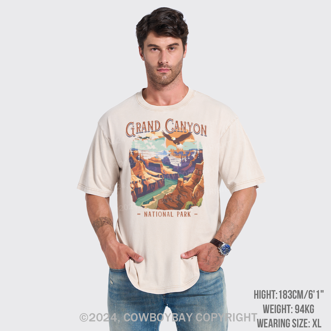 Vintage Grand Canyon National Park Garment-dye Tees