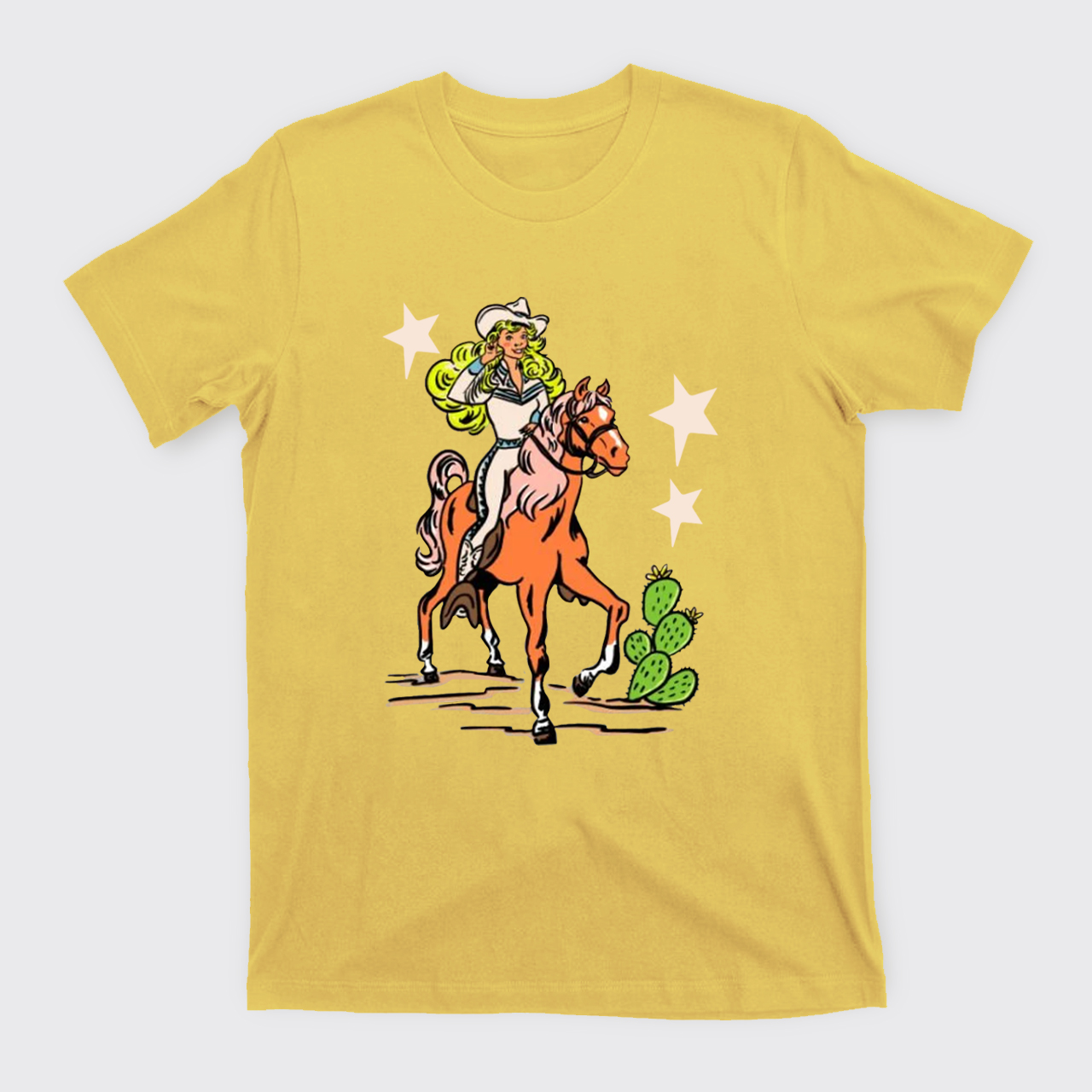 Retro Rodeo Cowgirl T-Shirts