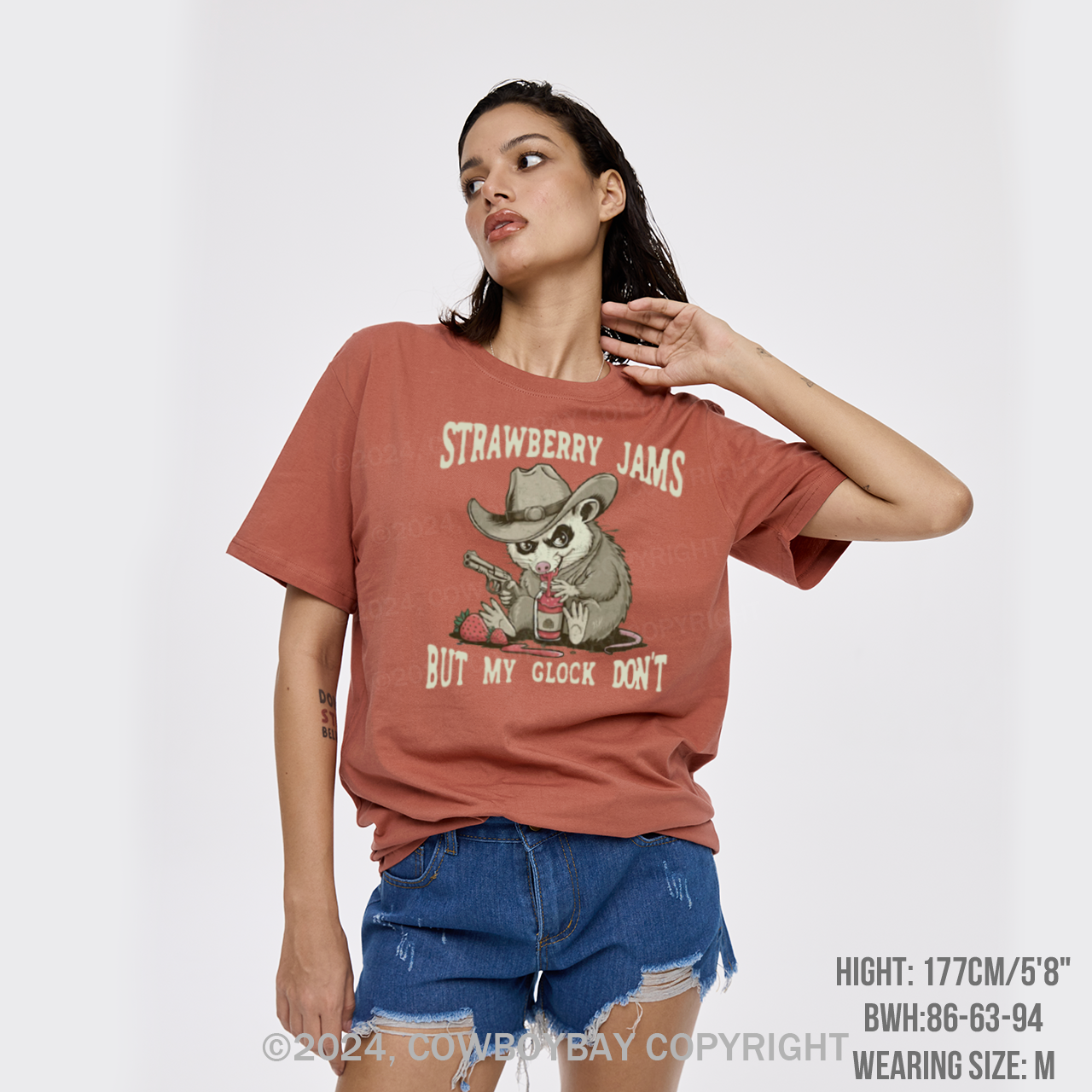 Strawberry Jams But My Glock Don't T-Shirts