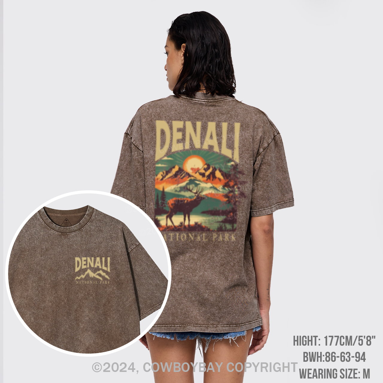 Denali National Park Garment-dye Tees