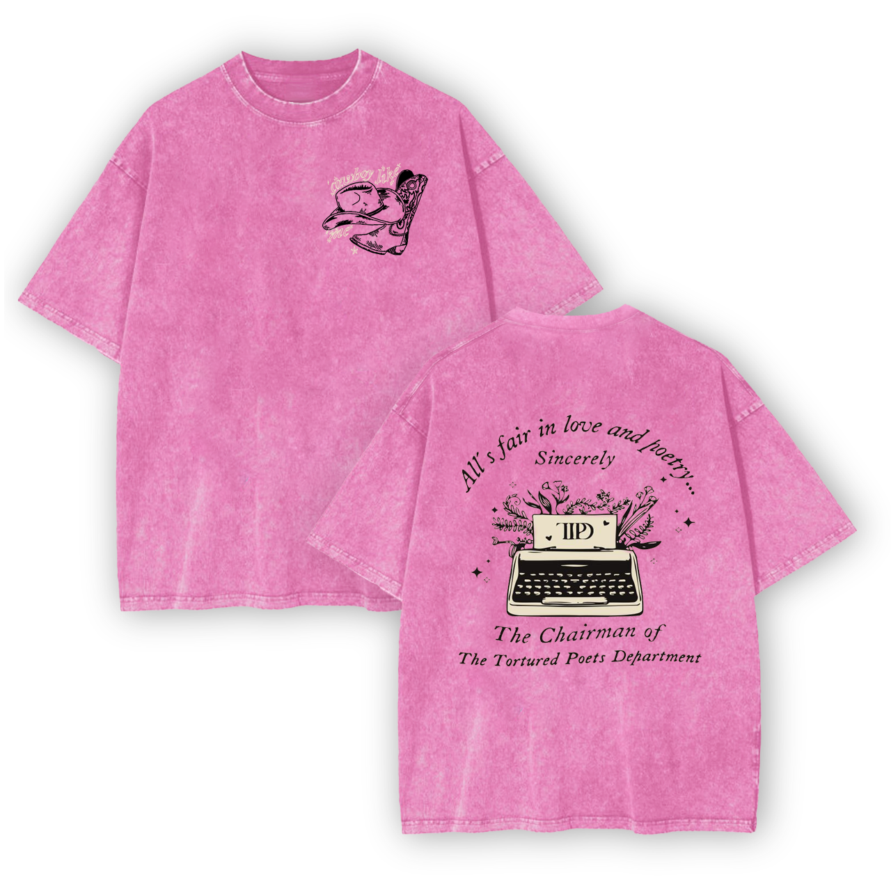 Cowboy Like Me,We Love TTPD Garment-dye Tees