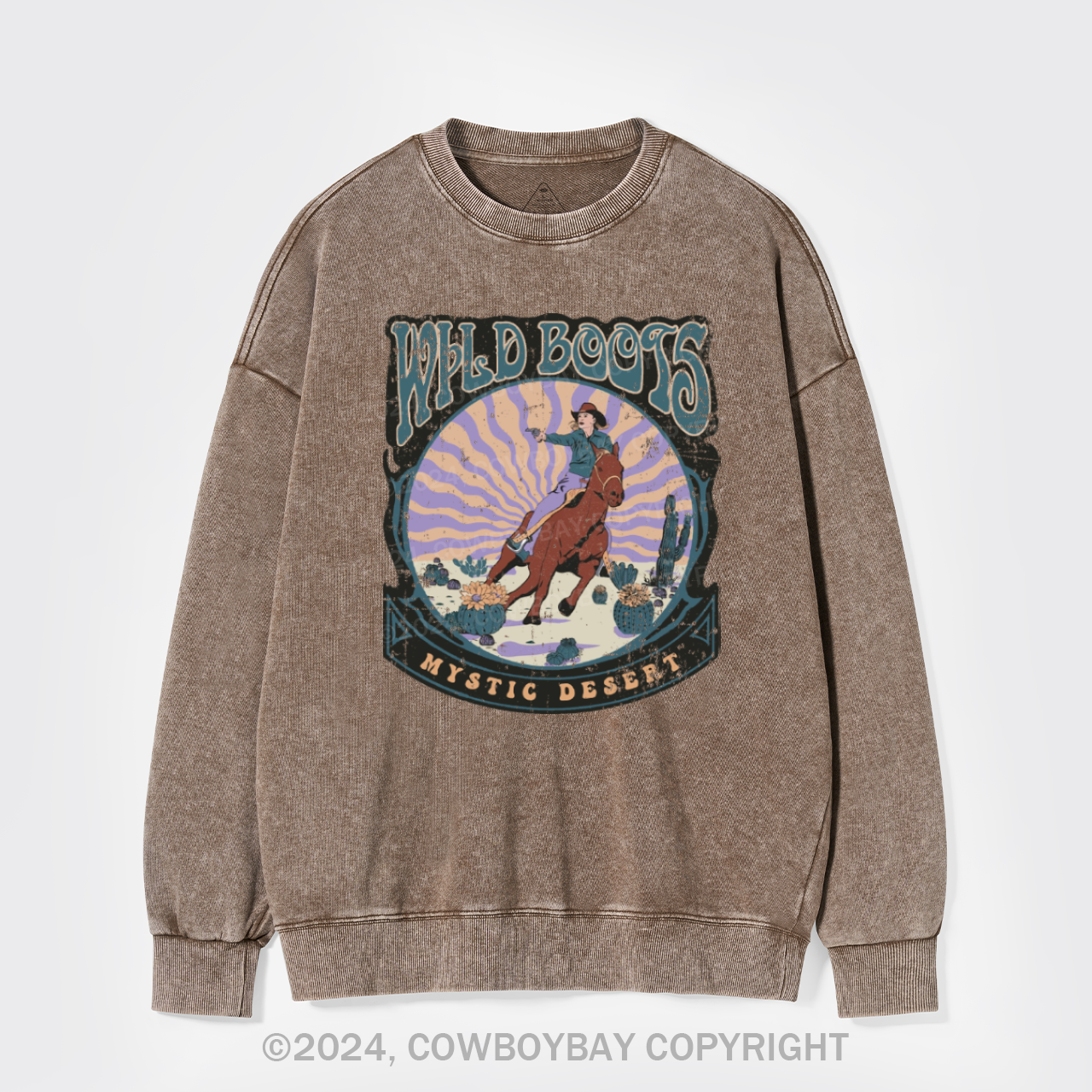 Can't Be Tamed Washed Sweatshirts