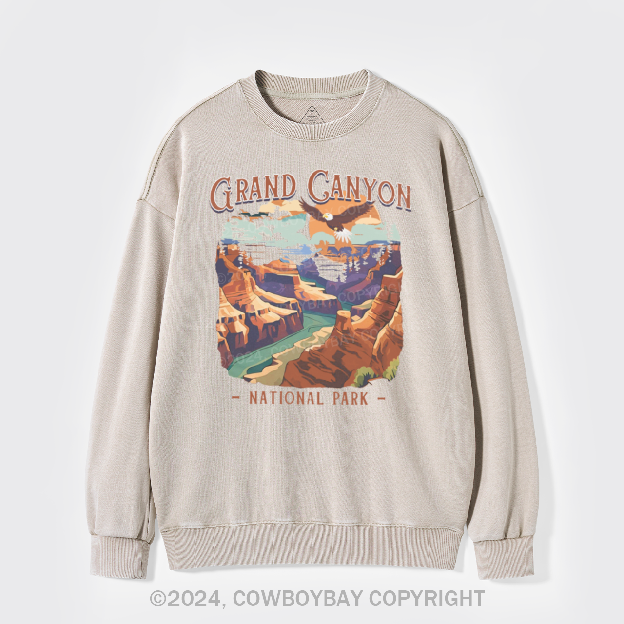 Vintage Grand Canyon National Park Washed Sweatshirts