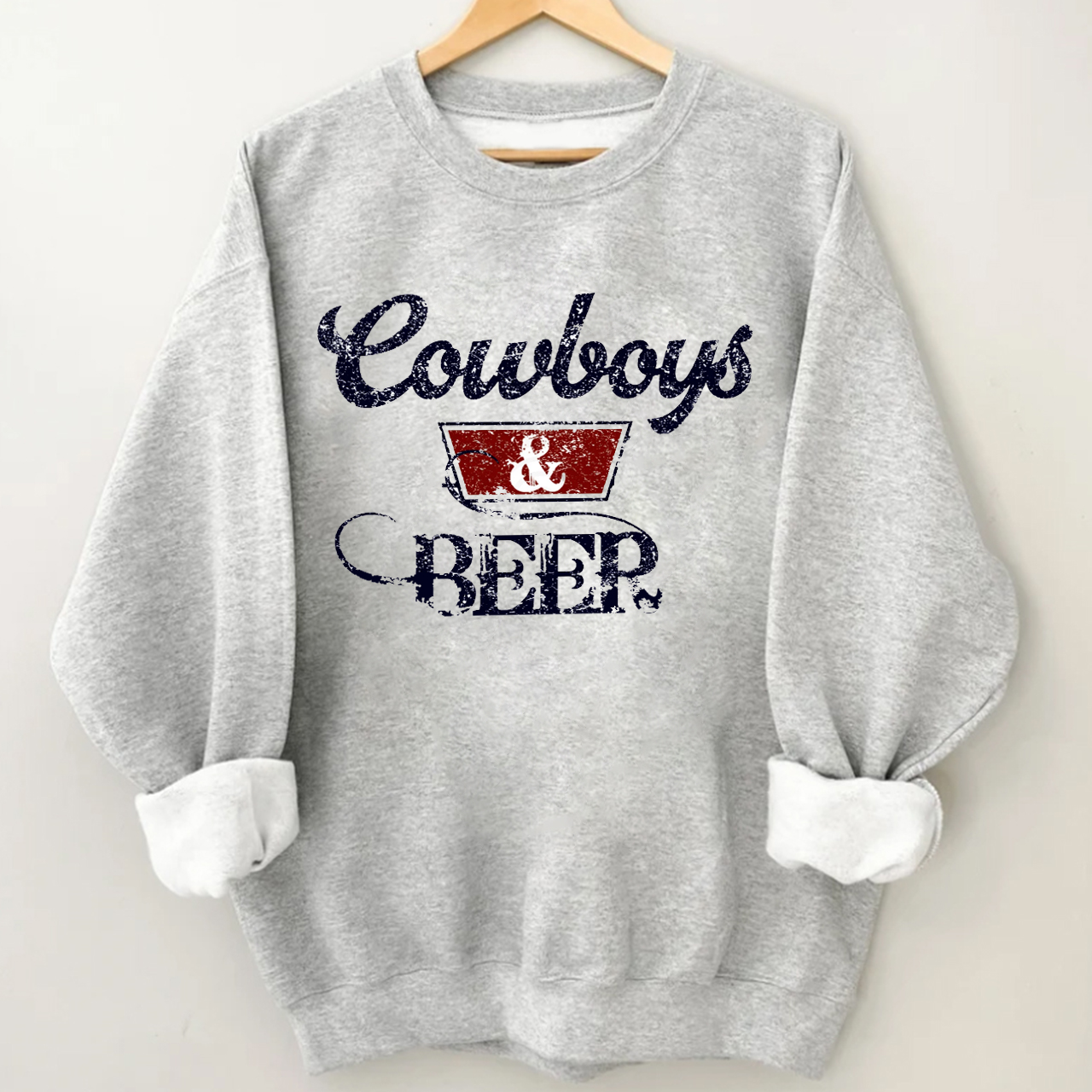 Cowboys Vintage Beer Sweatshirt