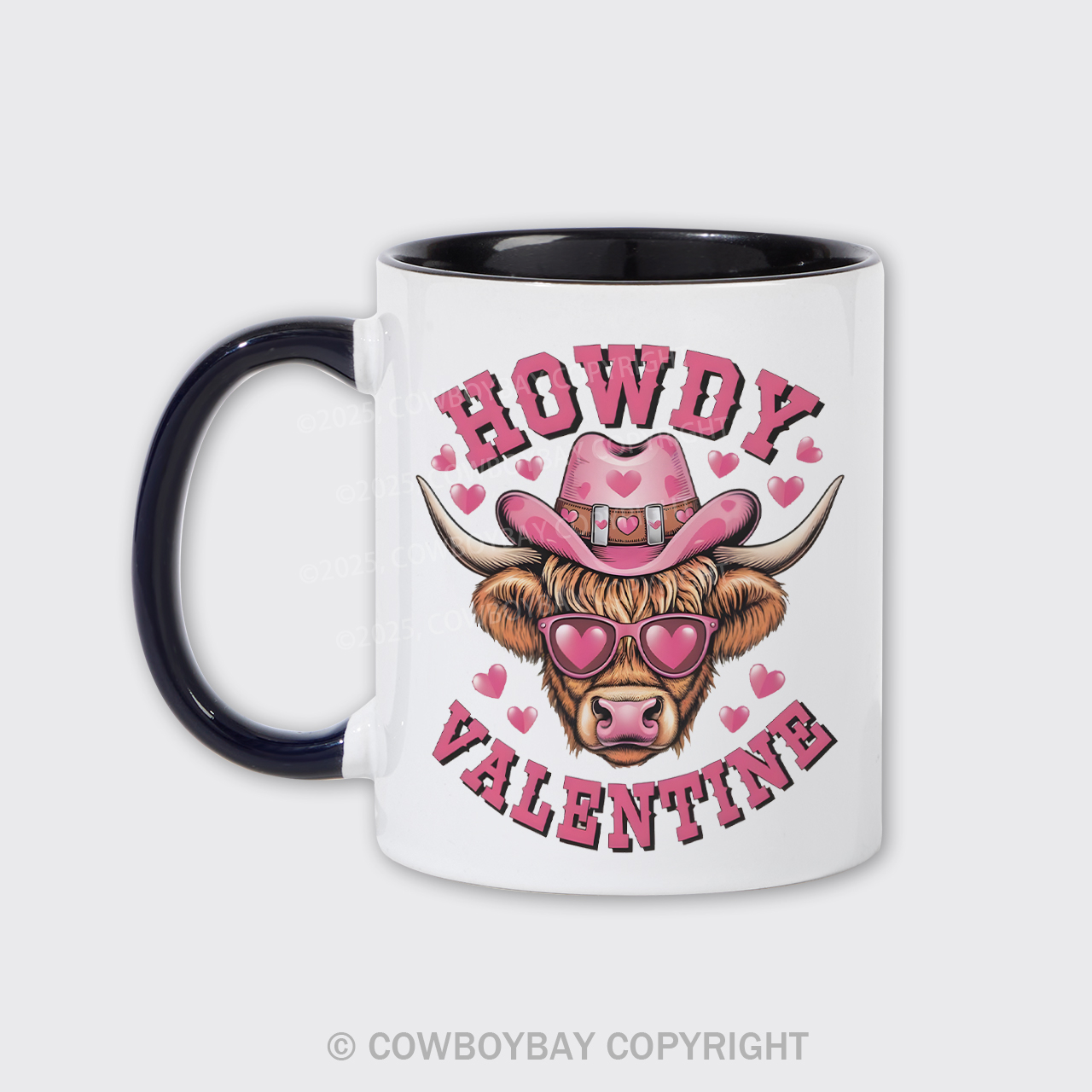 Howdy Valentine Cow Mug
