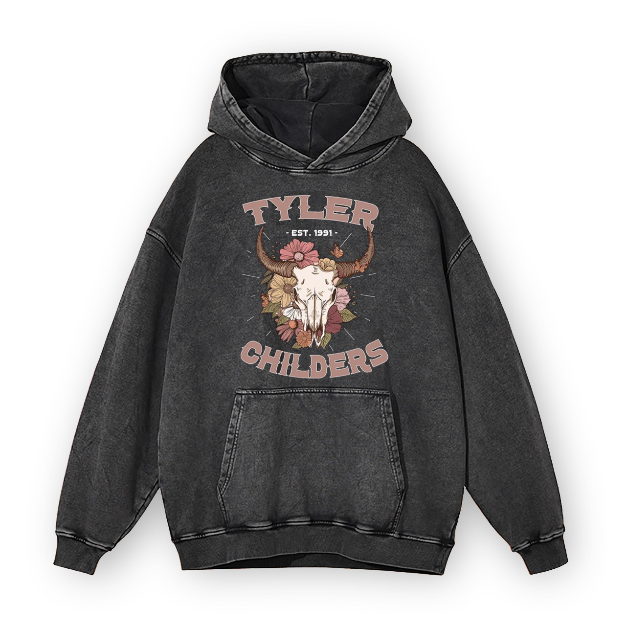 Vintage Tyler Childers Garment-Dye Hoodies