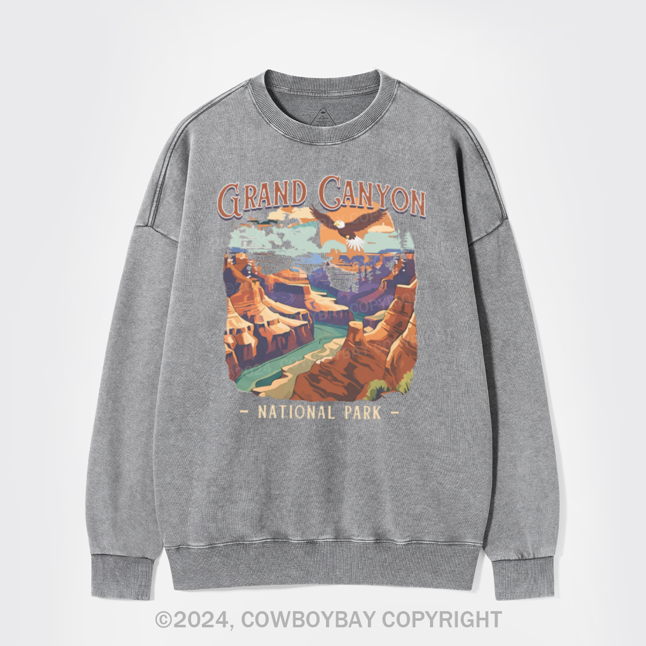 Vintage Grand Canyon National Park Washed Sweatshirts