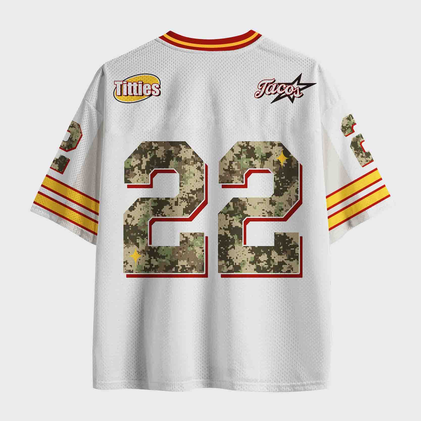 Personalized Camo Number Mesh Jersey