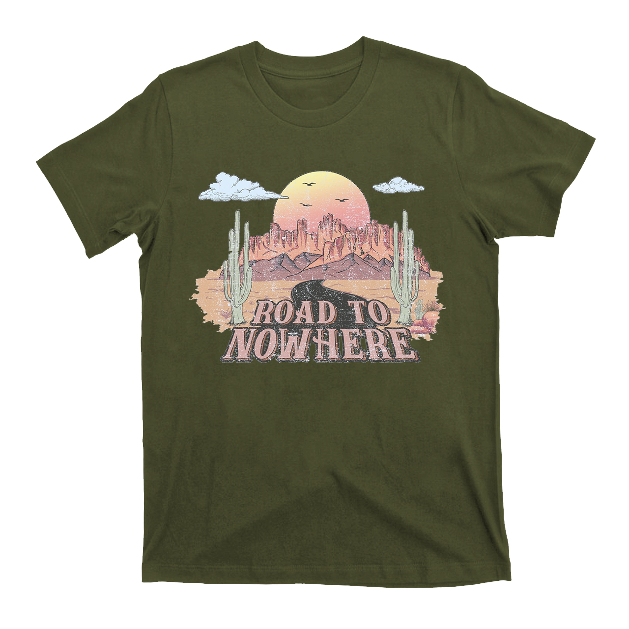 Desert Drifter Road To Nowhere T-Shirts