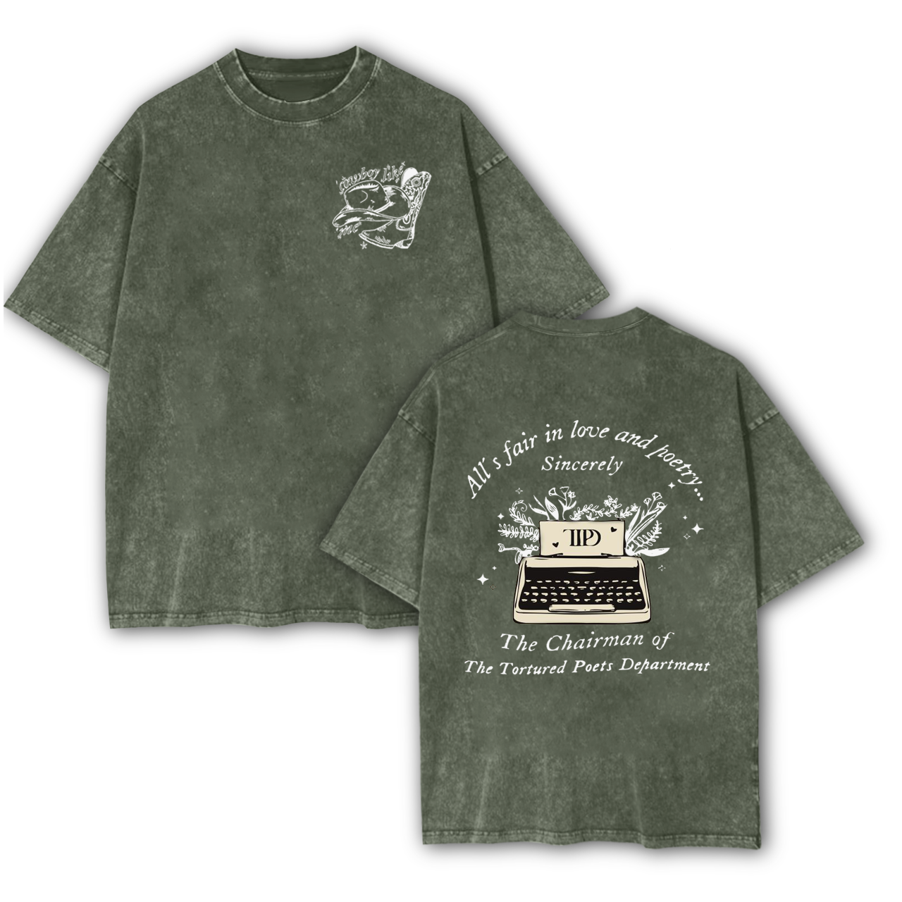 Cowboy Like Me,We Love TTPD Garment-dye Tees