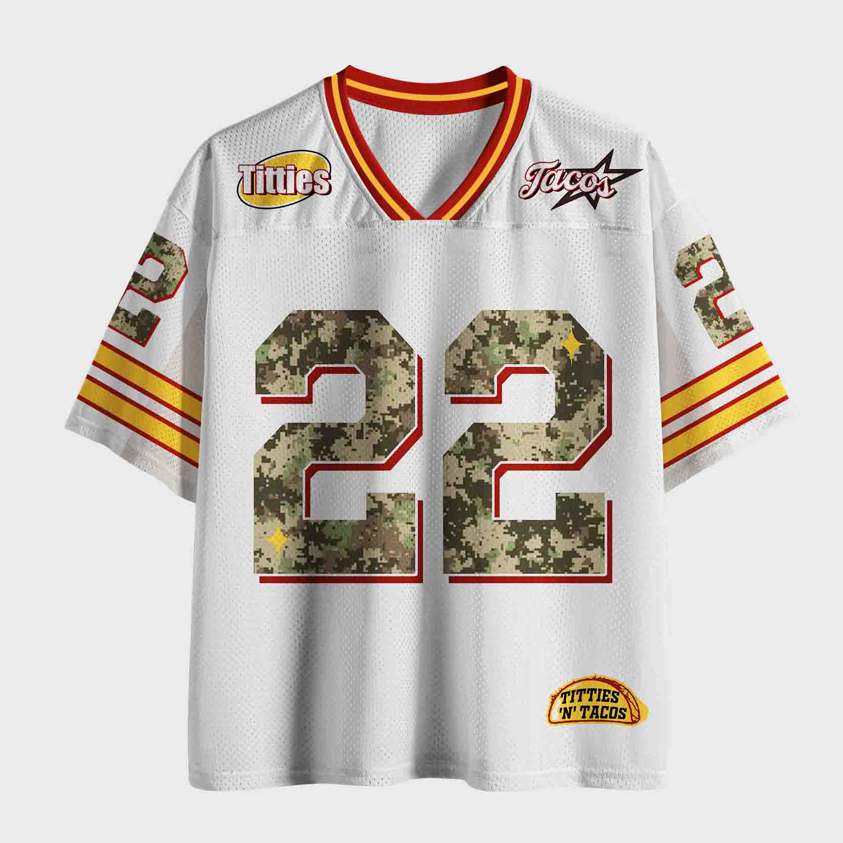 Personalized Camo Number Mesh Jersey