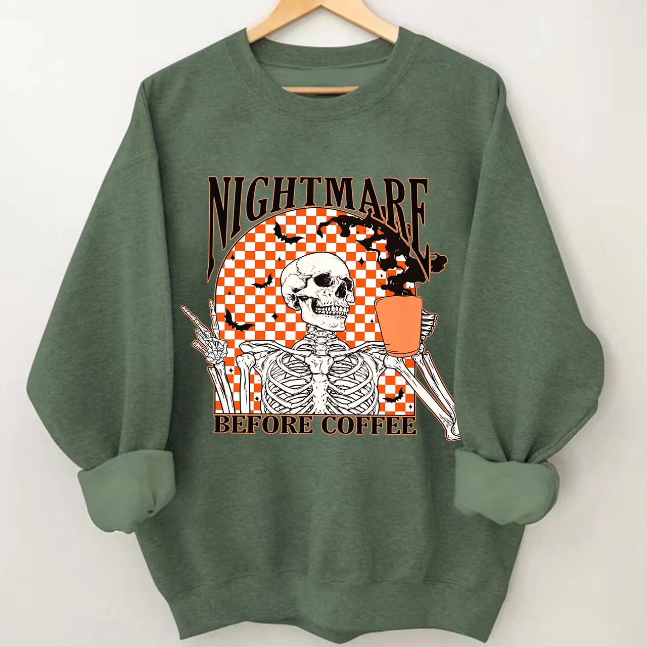 Nightmare Before Coffee Halloween Sweatshirt