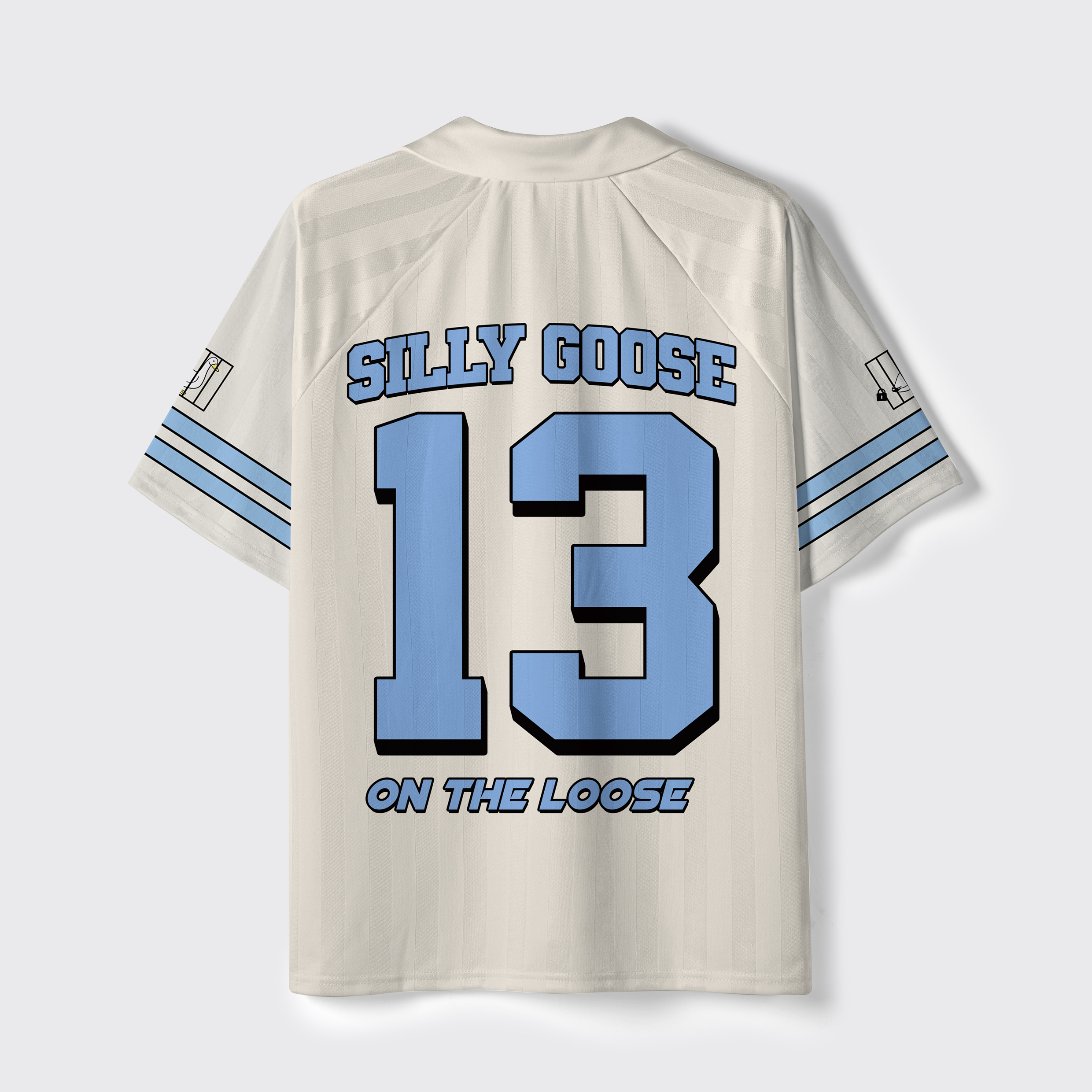 Personalized Silly Goose On The Loose Lapel Jersey