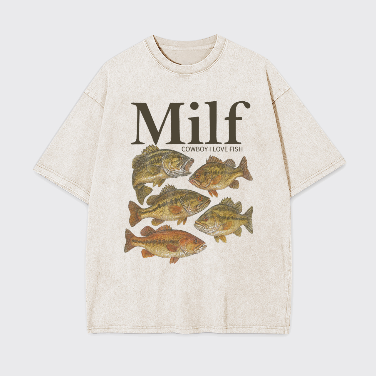 I Love Fish Garment-dye Tees