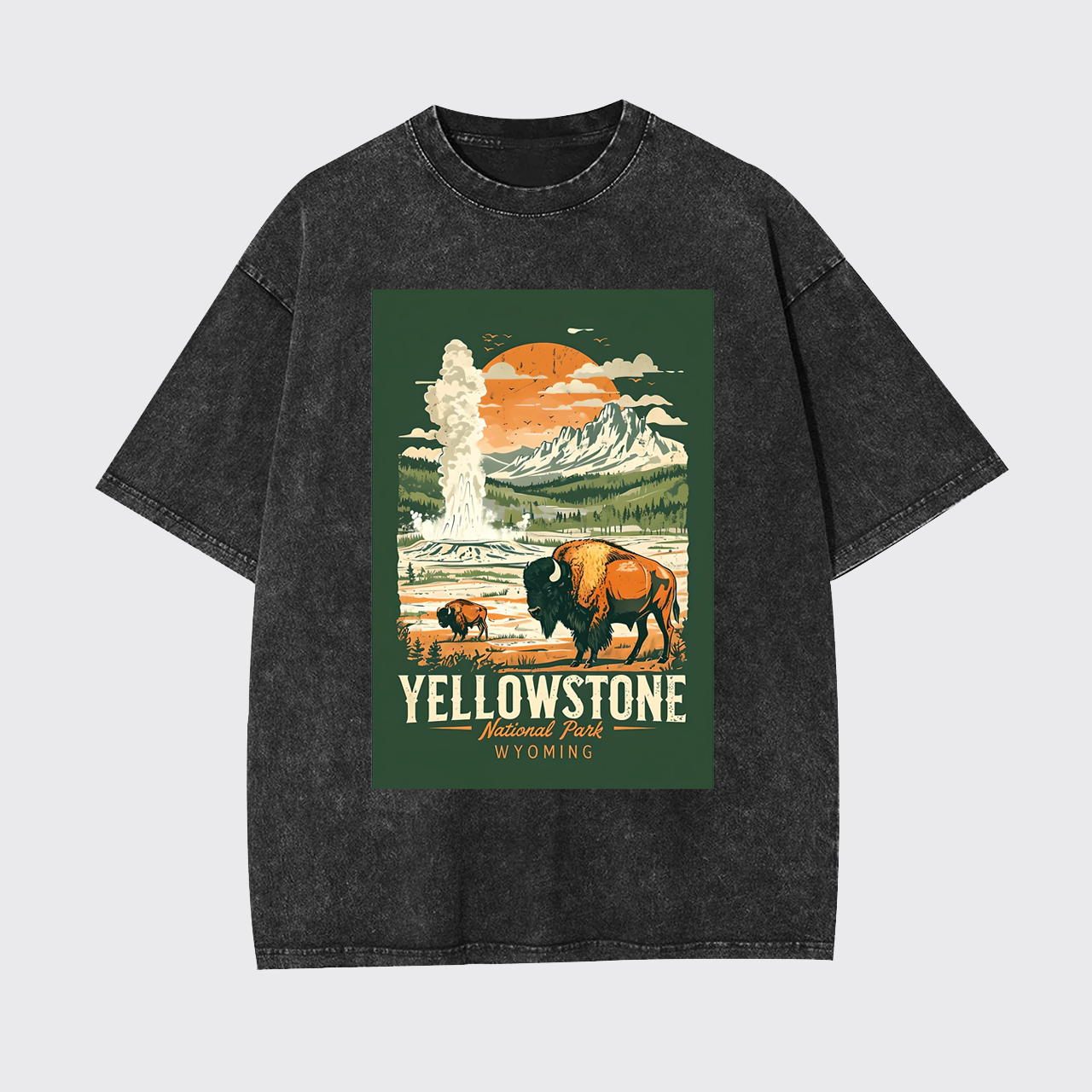 Yellowstone National Park Garment-dye Tees