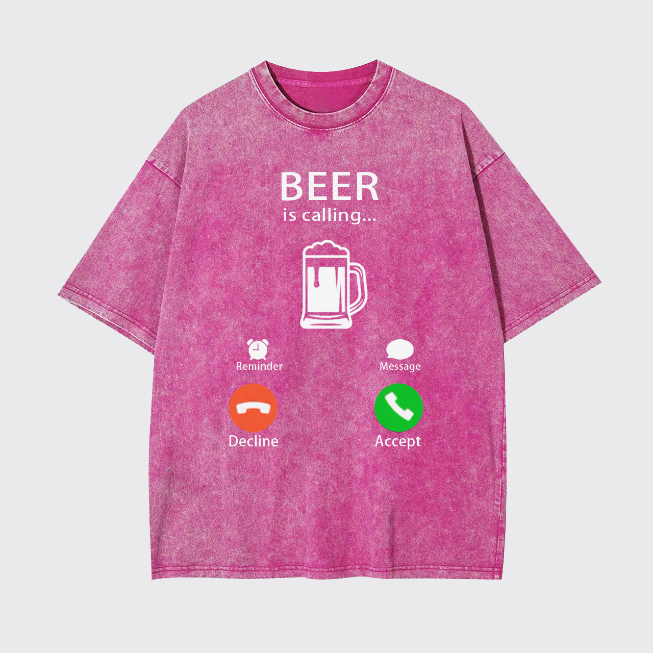 Custom Beer Is Calling Garment-dye Tees