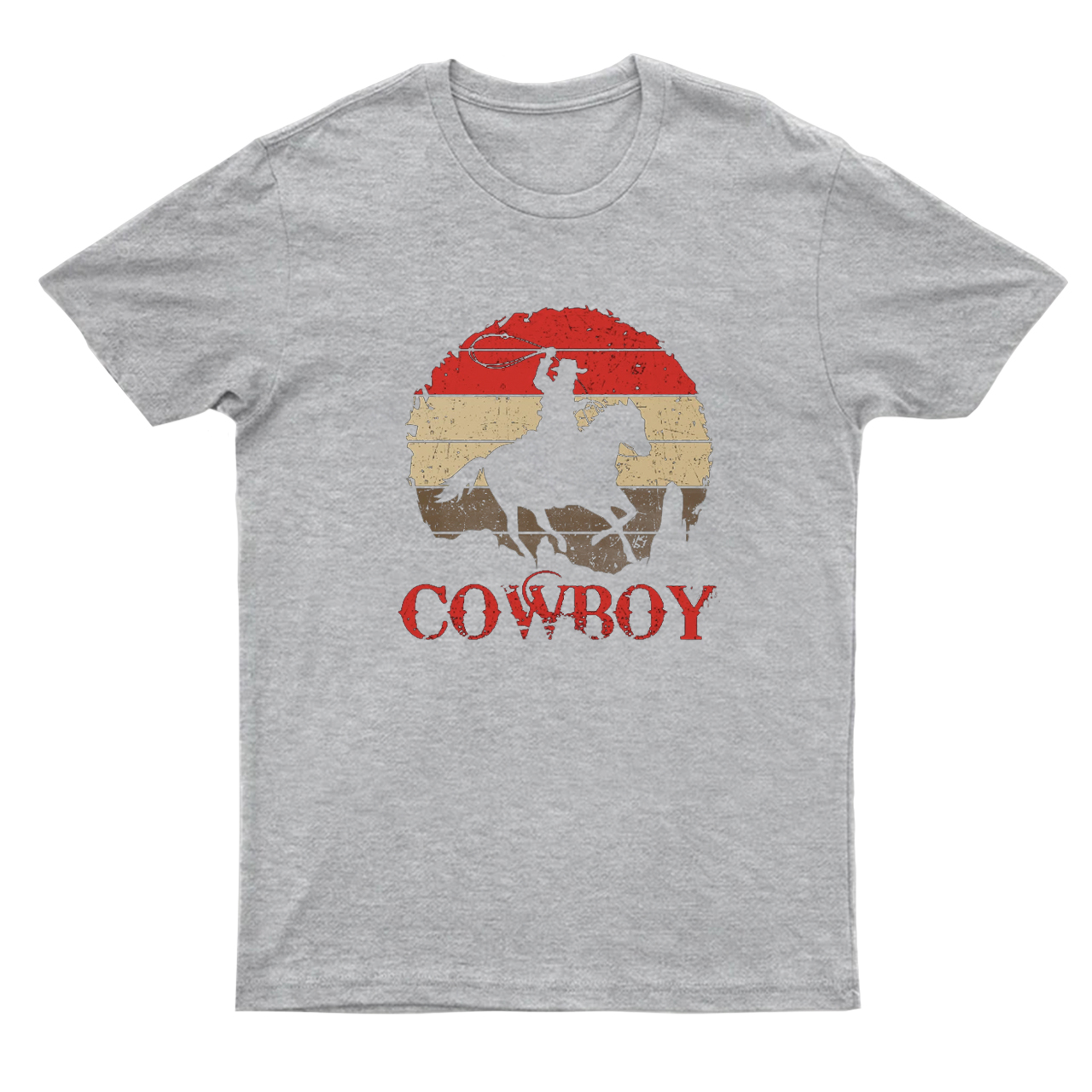 Bravely Riding the Desert Cowboy T-Shirts