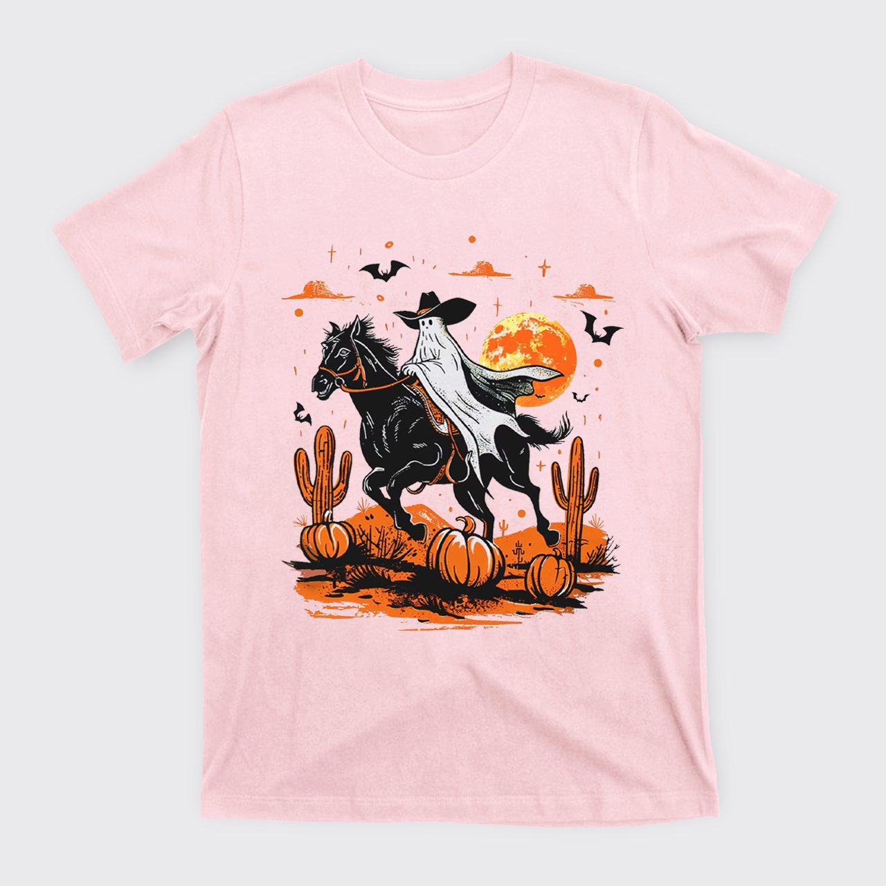 Retro Halloween Ghost Rider T-Shirts