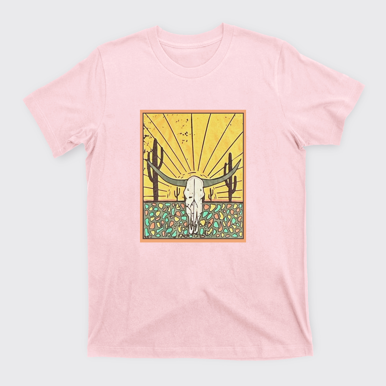 Wild Cow Skull T-Shirts