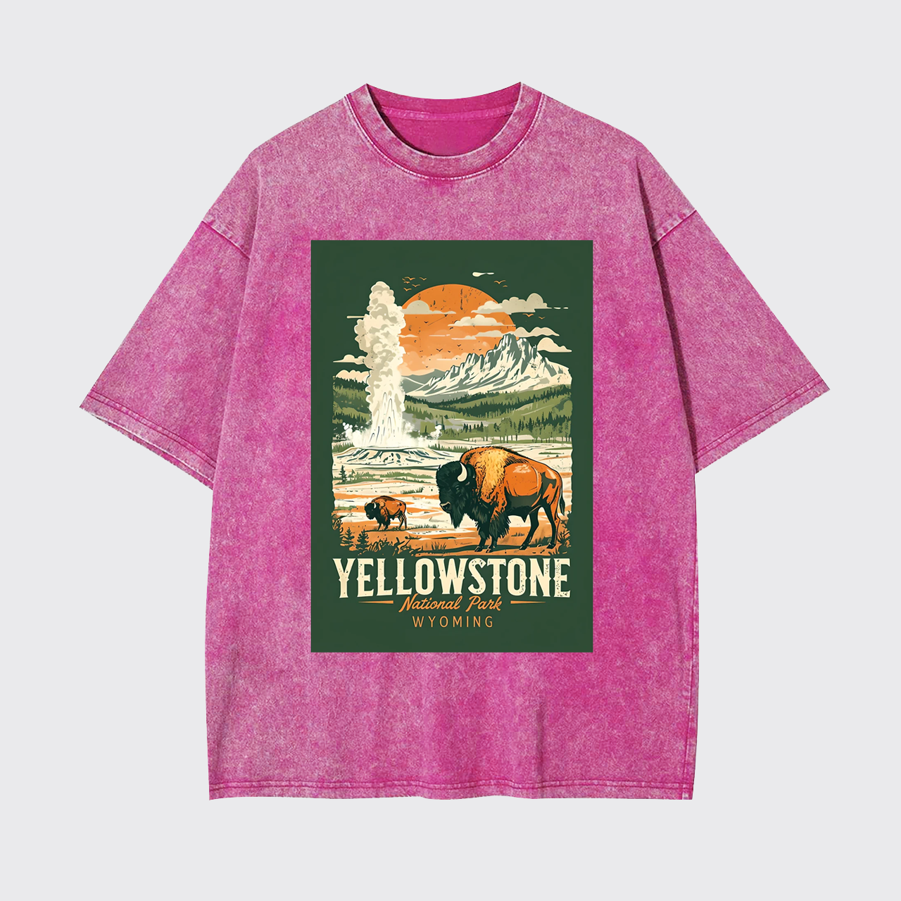 Yellowstone National Park Garment-dye Tees