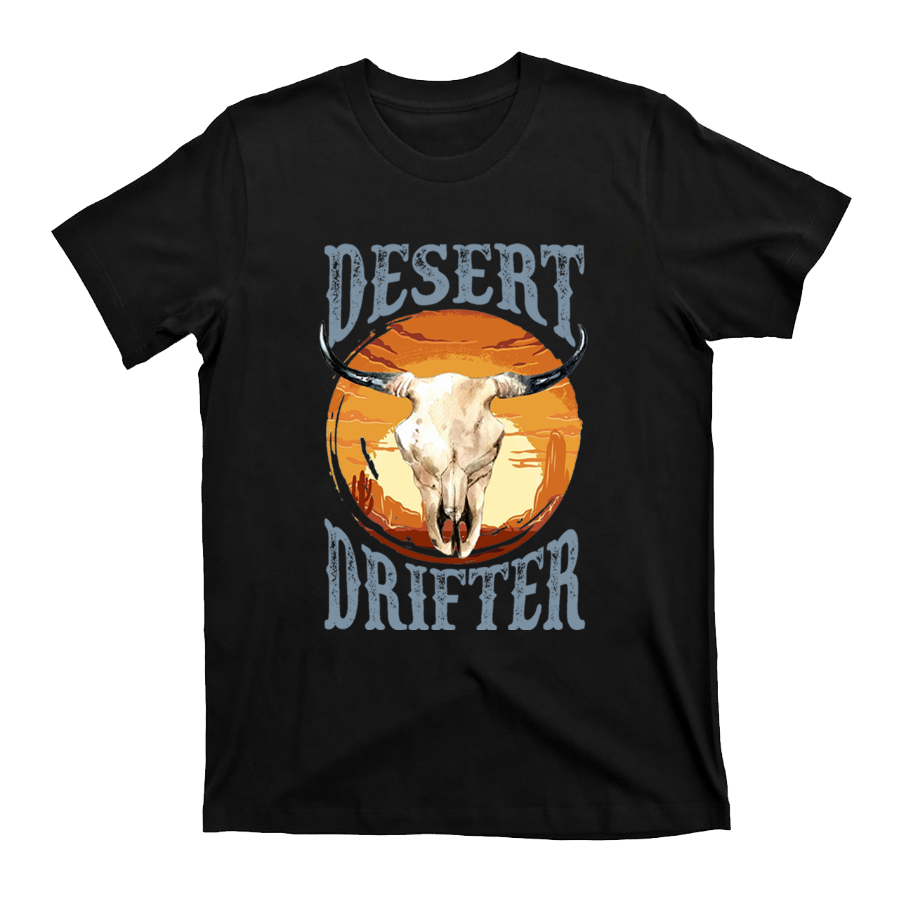 Desert Drifter Cow Bull T-shirt