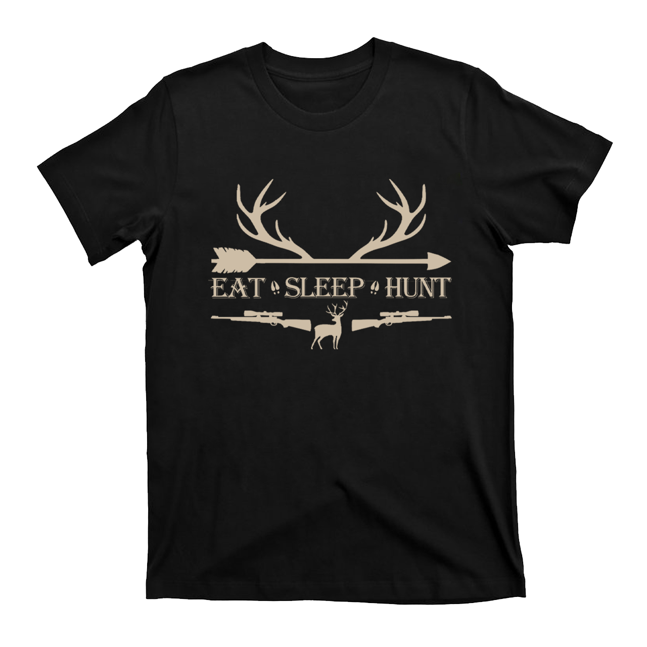Hunting Wild Life Eat Sleep T-shirt