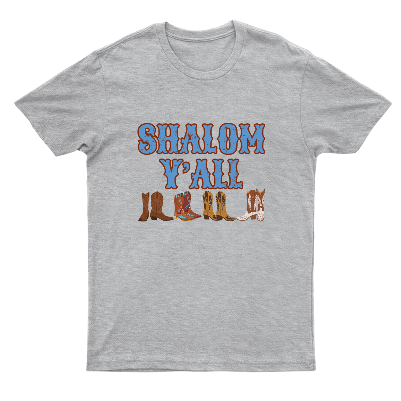 Shalom Y'all Western Flair T-shirt