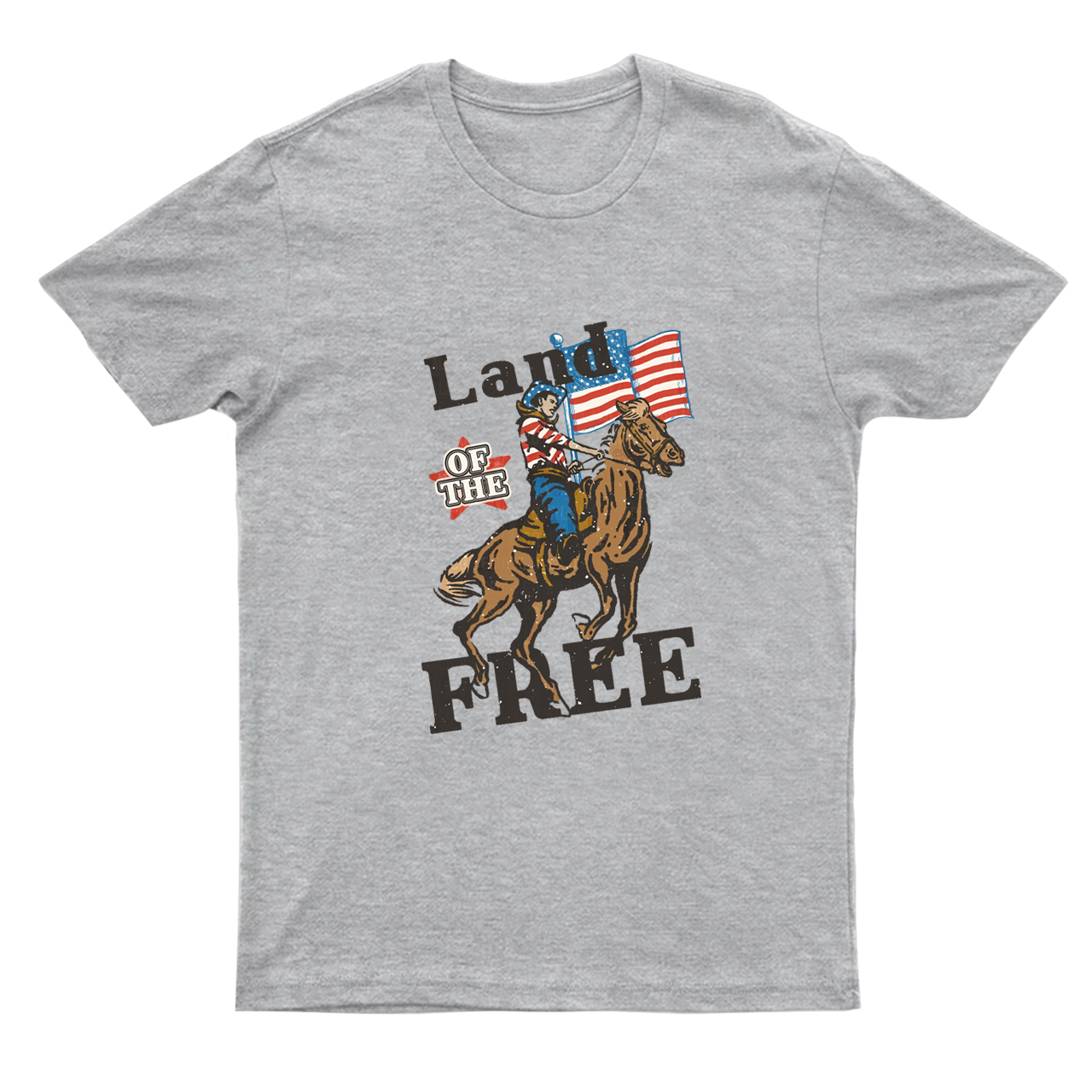 Land of the Free Cowboy T-shirt