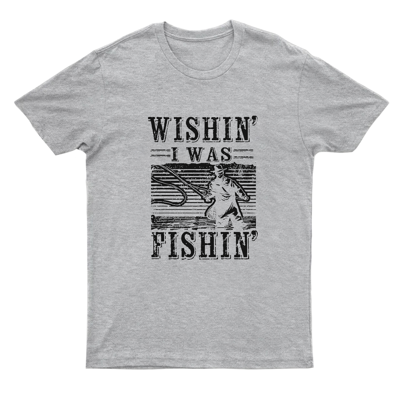 Wishin I Was Fishing T-Shirts