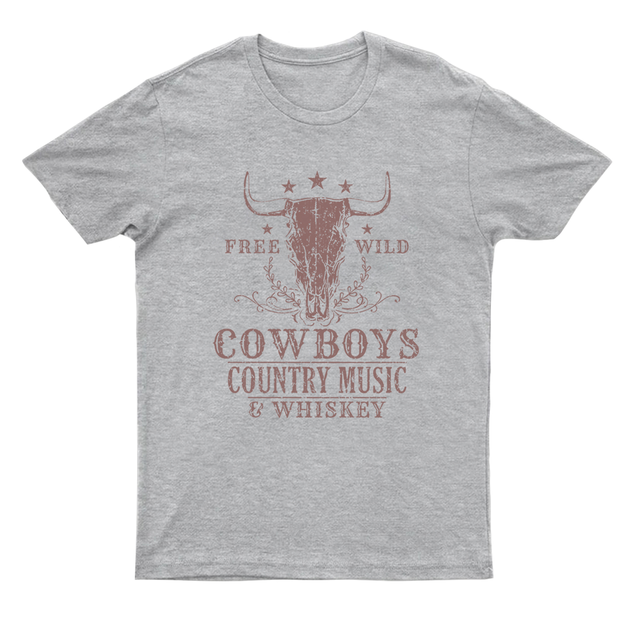 Free Wild Cowboy Whiskey T-Shirts