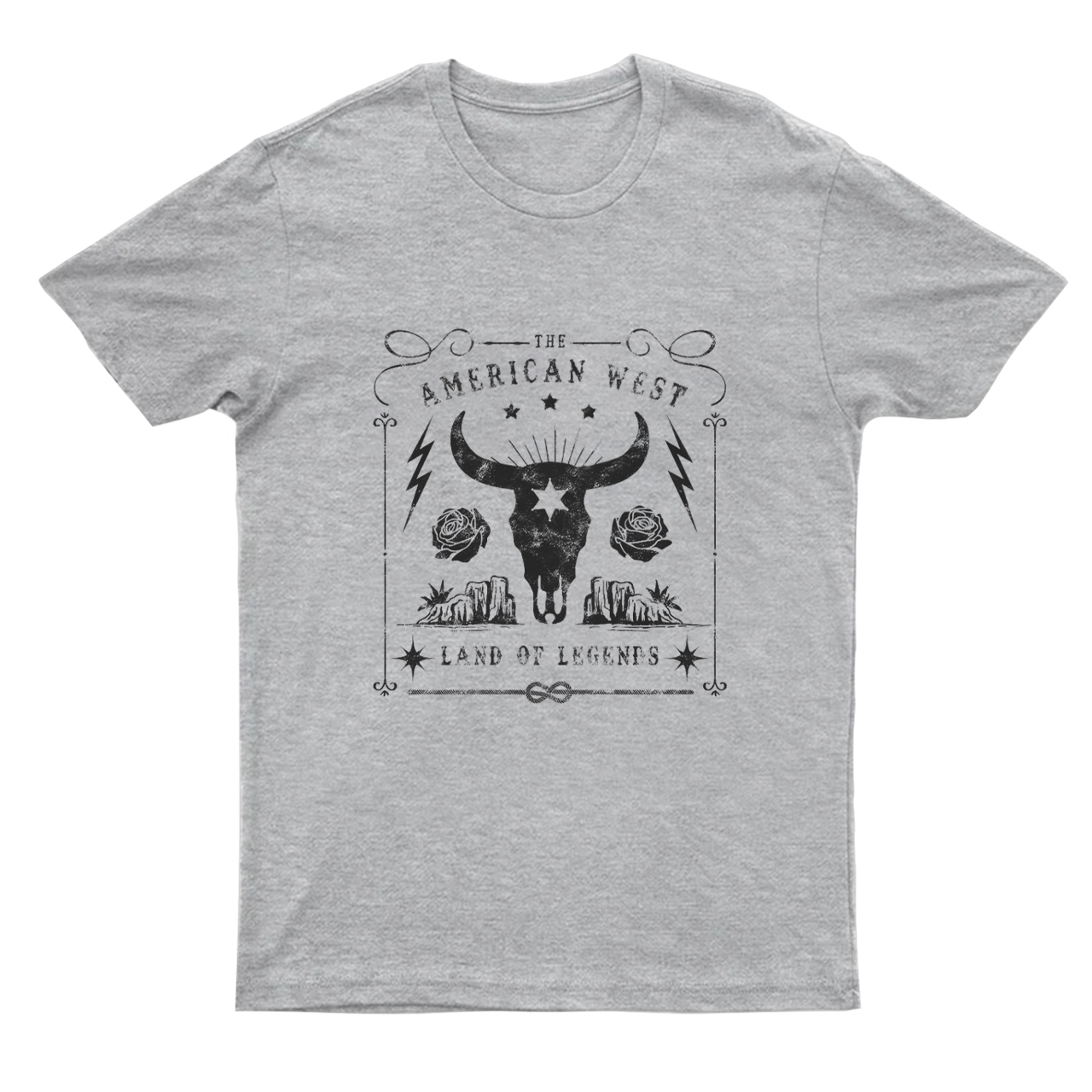 American West Vintage Cow Bull T-Shirts