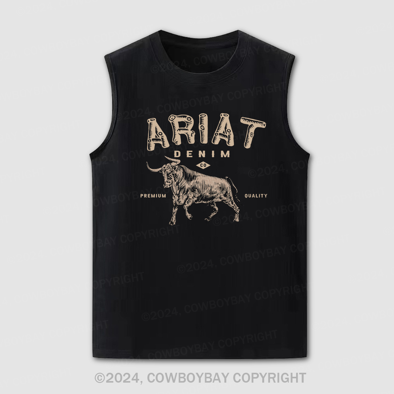Ariat Denim Cowboy Men's Tank