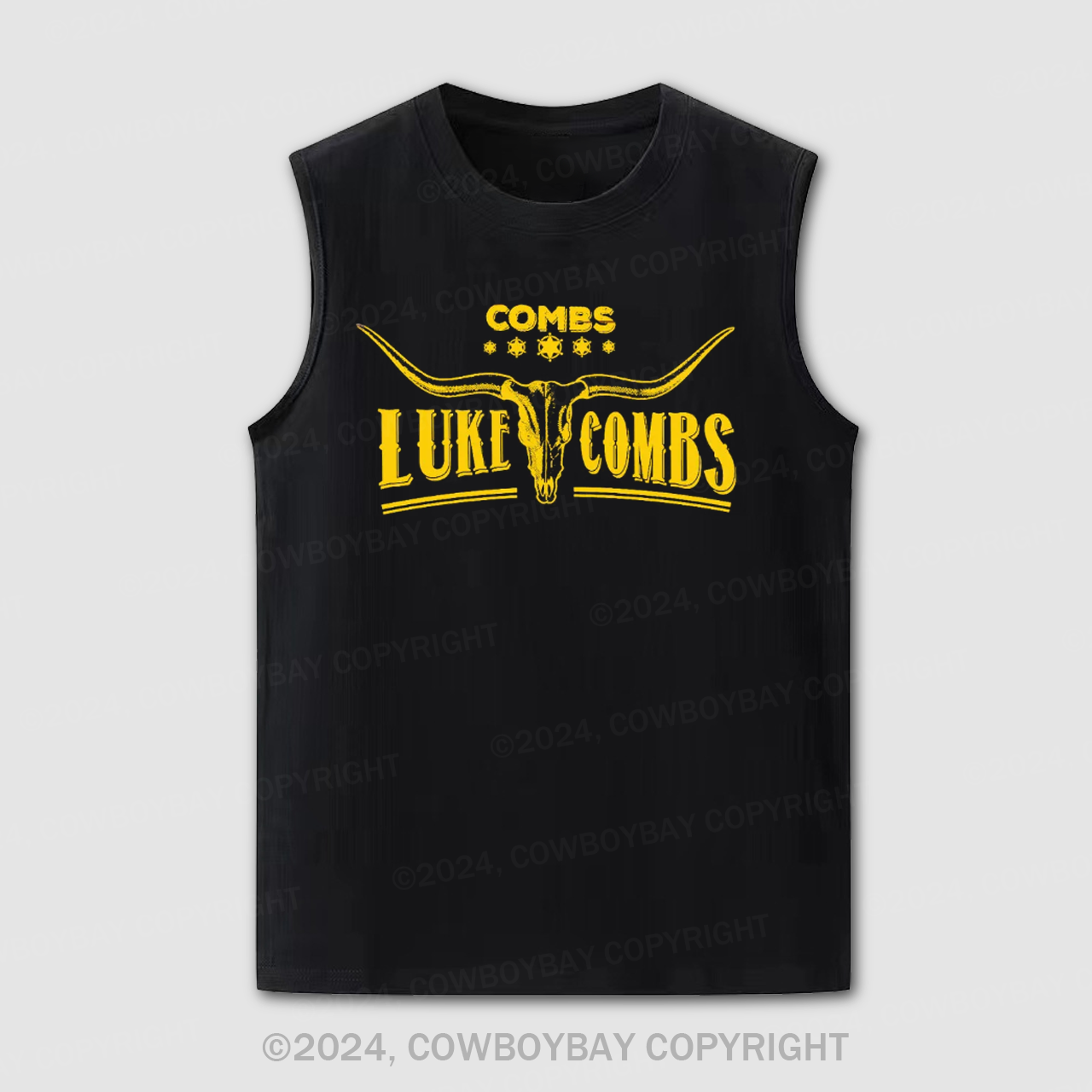 Luke Combs Wild Cow Bull Man's Tank