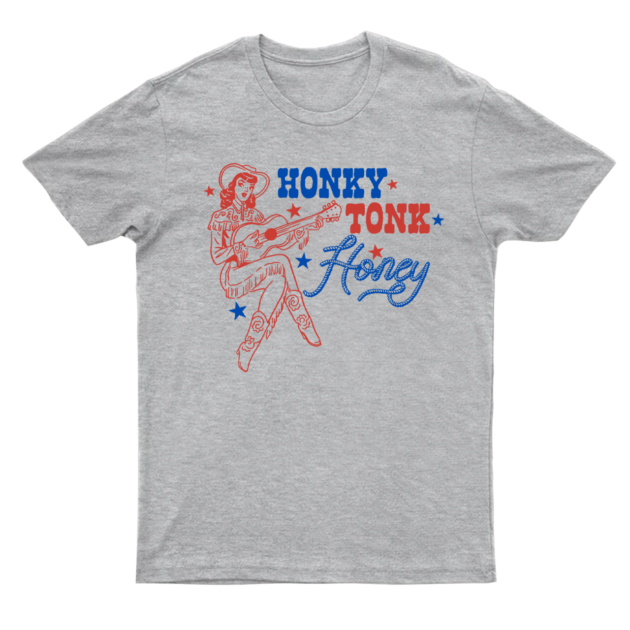 Honky Tonk Honey Western Cowgirl T-Shirts