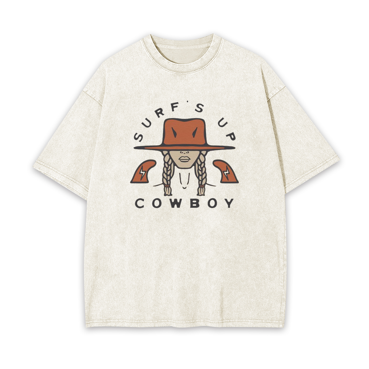 Surf's Up Cowboy Garment-dye Tees
