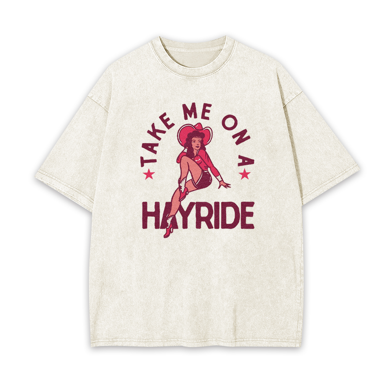 Take Me On A Hayride Garment-dye Tees