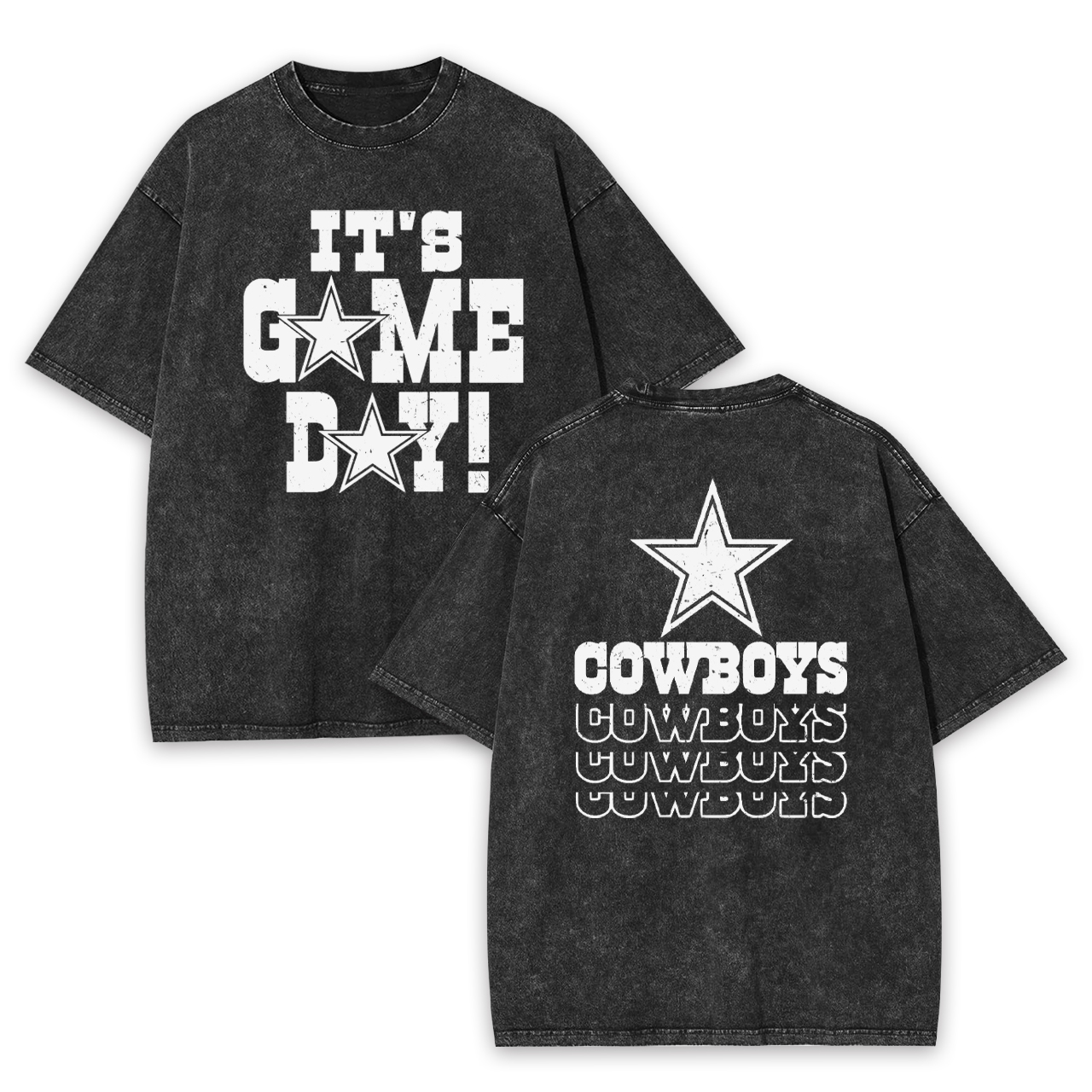 It's Game Day Dallas Cowboys Garment-dye Tees