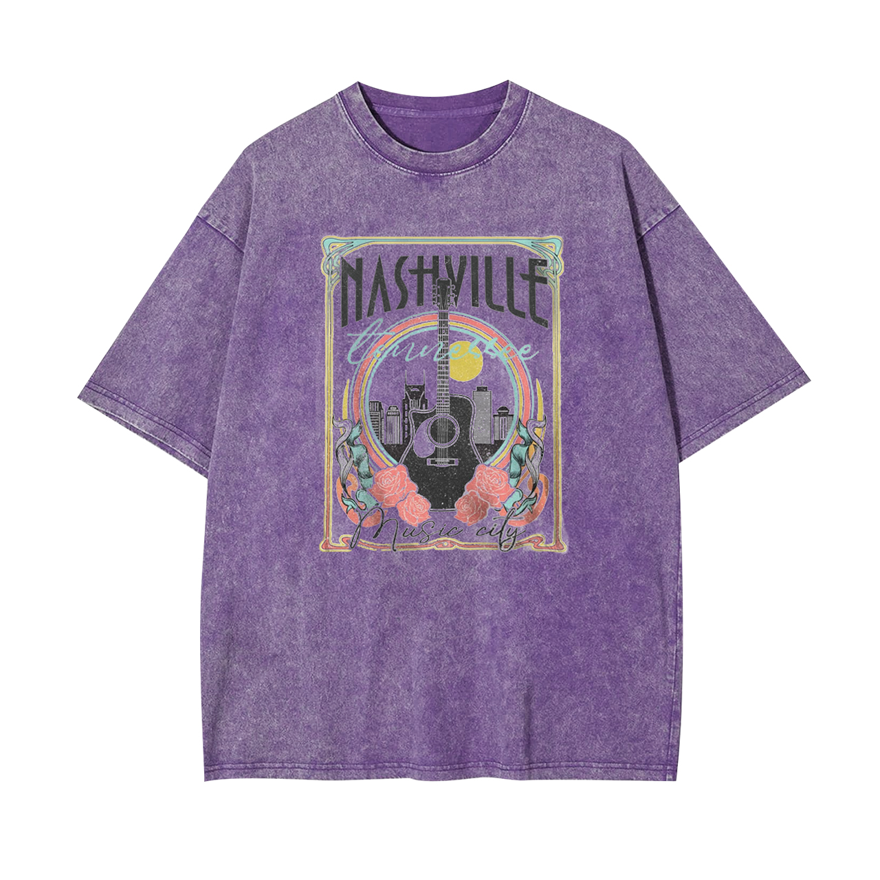 Nashville Music City Garment-dye Tees