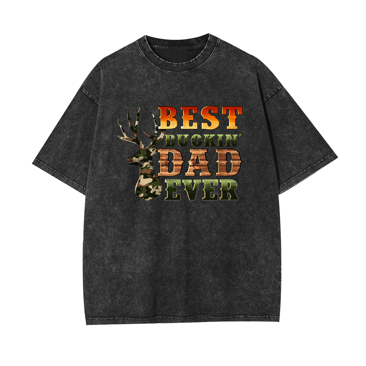 Best Buckin Dad Garment-dye Tees