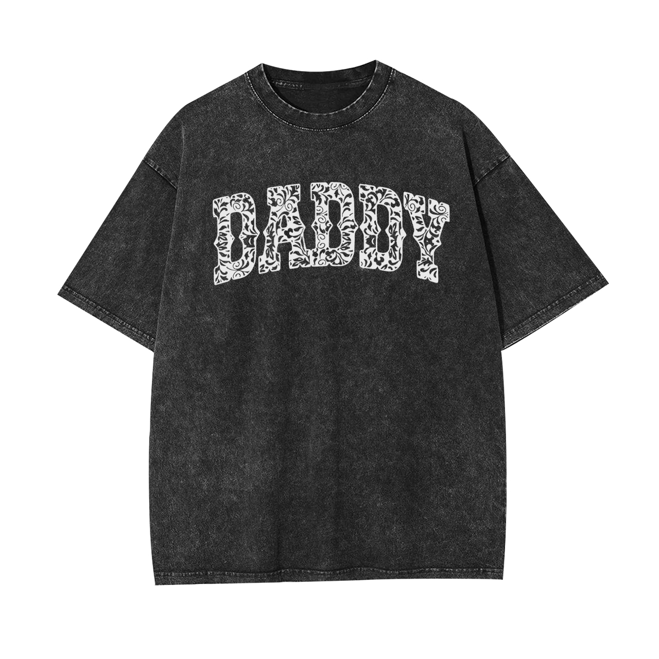 Father's Day Gift Leopard Print Daddy Garment-dye Tees