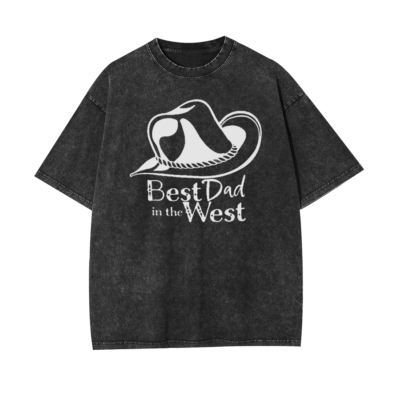 Best Dad in the West Garment-dye Tees