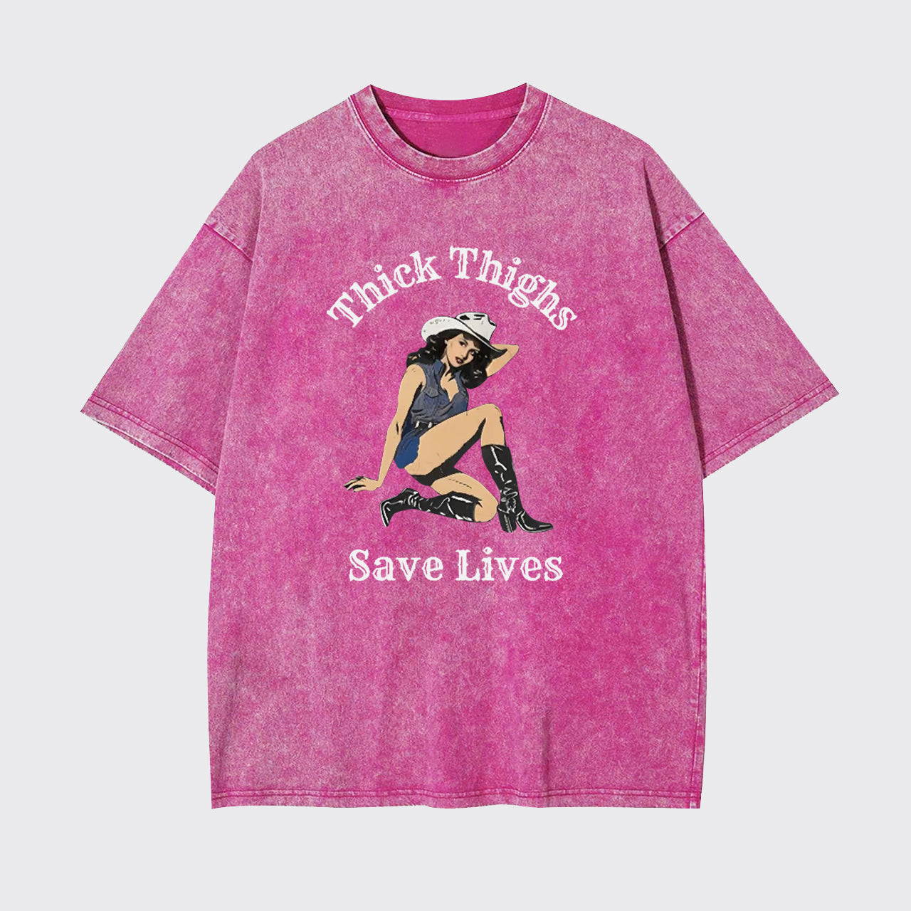 Thick Thighs Save Lives Garment-dye Tees