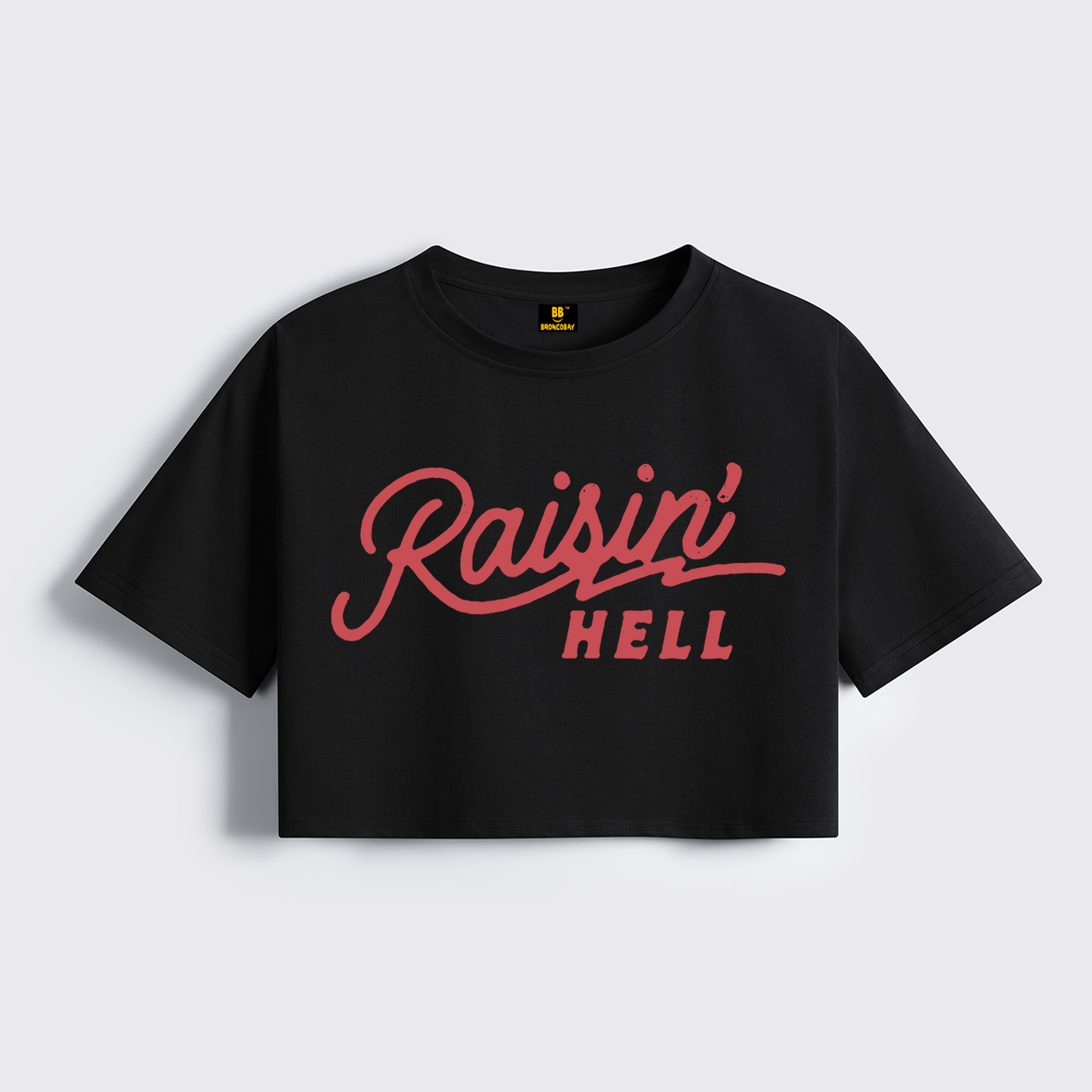 Raisin' Hell Cropped Boxy Tee